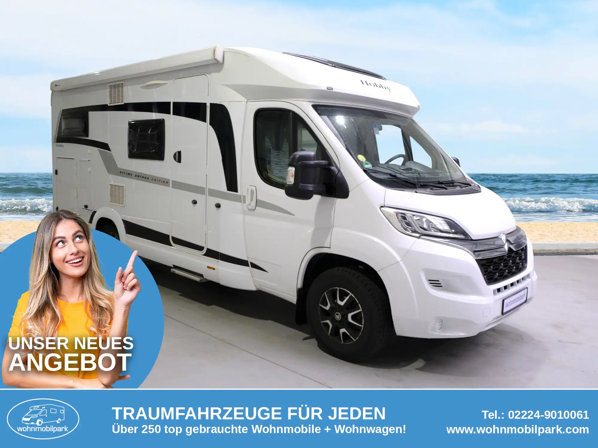 HOBBY Optima Ontour Edition V 65 GE Teilintegrierter gebraucht kaufen in Bad Honnef